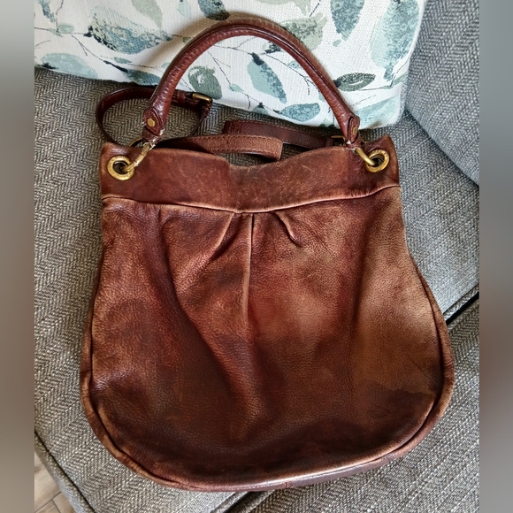 Marc by Marc Jacobs Classic Q Hillier Hobo Distressed Leather Shoulder/Hand Bag - Picture 12 of 12